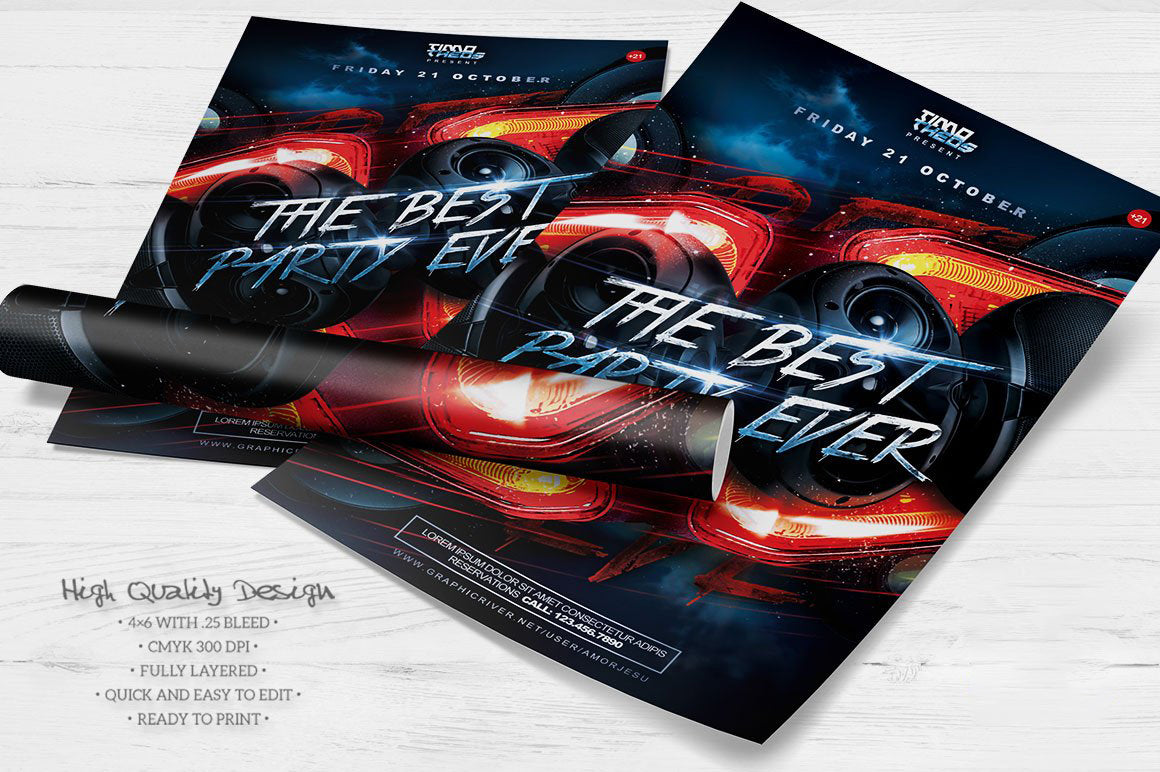The Phenomenal Flyer Templates & Stock Models Bundle - Artixty