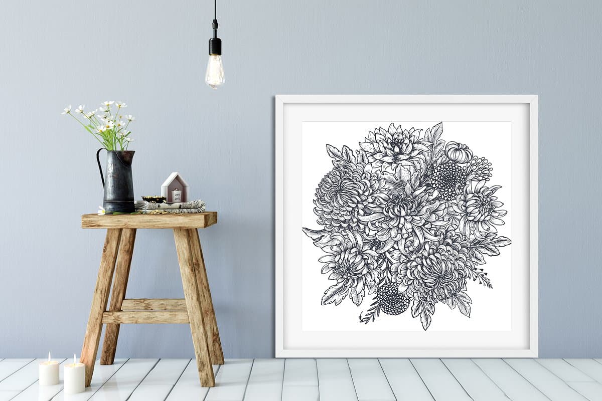 The Large Vector Flowers Bundle - 400+ Design Elements - Artixty