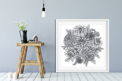 The Large Vector Flowers Bundle - 400+ Design Elements - Artixty