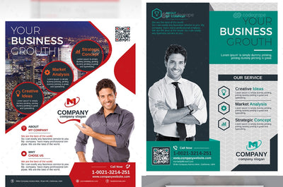 200 Upscale Corporate Flyer Templates Bundle-Templates-Artixty