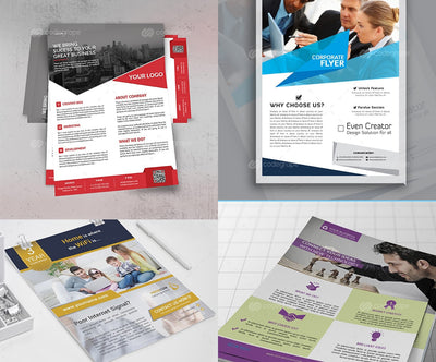 200 Upscale Corporate Flyer Templates Bundle-Templates-Artixty