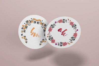 The Watercolor Monogram Illustration Bundle - Artixty