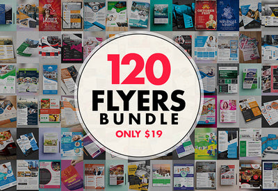 120+ Vibrant Flyer Templates Bundle-Templates-Artixty