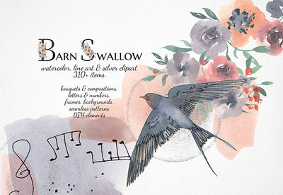 6000+ Watercolor And Line Art Bundle - Artixty