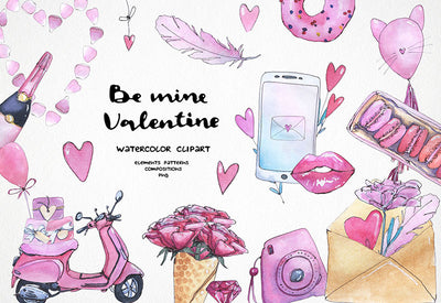 6000+ Watercolor And Line Art Bundle - Artixty