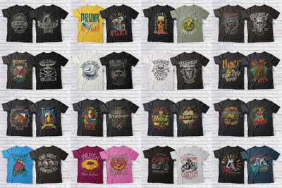600+ Super Stylish T-Shirt Designs Mega Bundle-Graphics-Artixty
