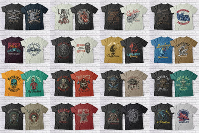 600+ Super Stylish T-Shirt Designs Mega Bundle-Graphics-Artixty
