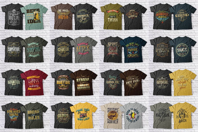 600+ Super Stylish T-Shirt Designs Mega Bundle-Graphics-Artixty