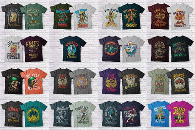 600+ Super Stylish T-Shirt Designs Mega Bundle-Graphics-Artixty