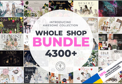 The Kaleriia Whole Shop Bundle - 4300+ Elements - Artixty