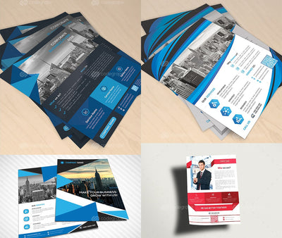 200 Upscale Corporate Flyer Templates Bundle-Templates-Artixty