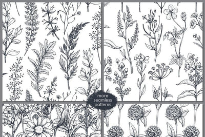 The Large Vector Flowers Bundle - 400+ Design Elements - Artixty