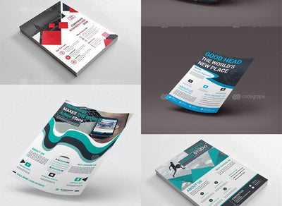 200 Upscale Corporate Flyer Templates Bundle-Templates-Artixty
