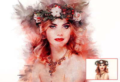 11-In-1 Elegant Watercolor Photoshop Actions Bundle - Artixty