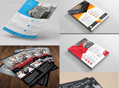 200 Upscale Corporate Flyer Templates Bundle-Templates-Artixty