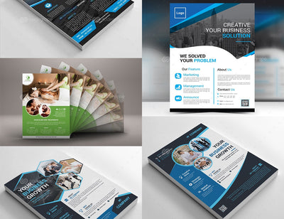 200 Upscale Corporate Flyer Templates Bundle-Templates-Artixty