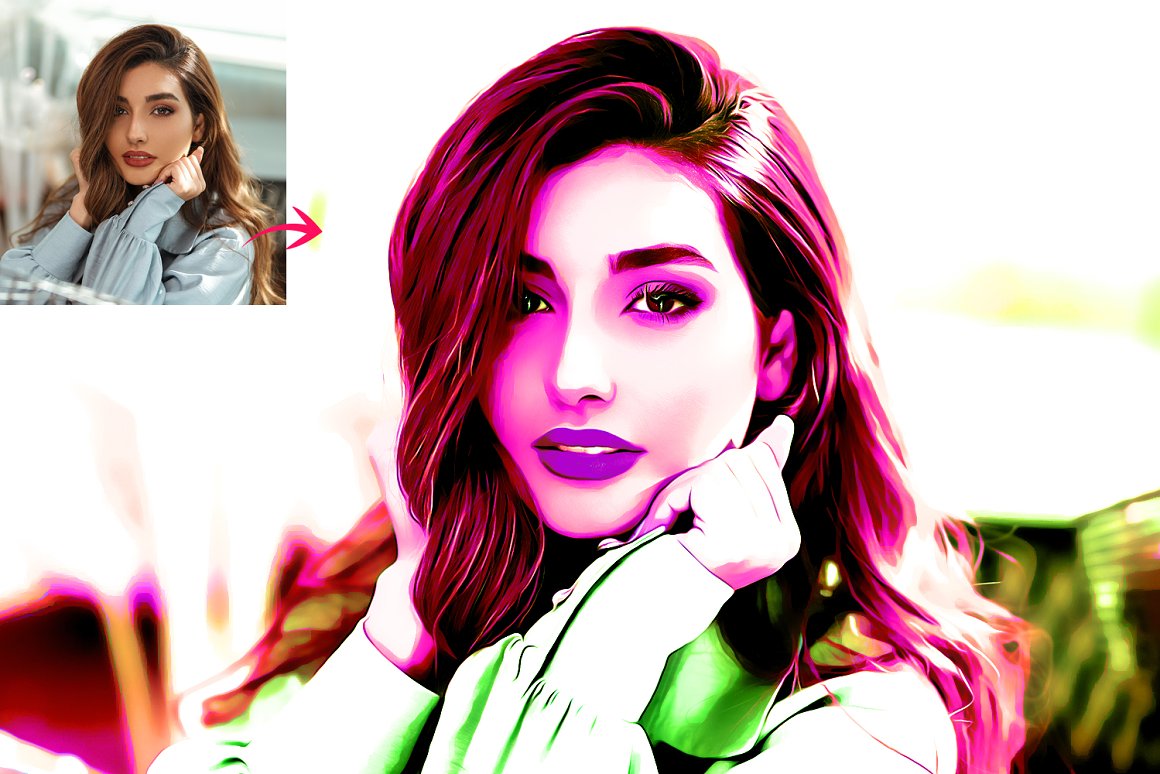 The Painting Effect Photoshop Actions Bundle - Artixty