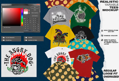 The Merch Apparel Mockup Bundle-Templates-Artixty