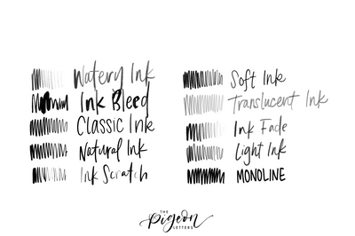 The Pigeon Letters Procreate Brushes Bundle - Artixty