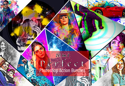 The 20-in-1 Perfect Photoshop Actions Bundle-Add-Ons-Artixty
