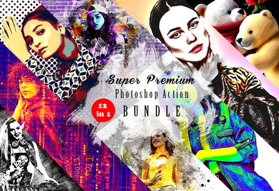 Super Premium Photoshop Actions Bundle - Artixty