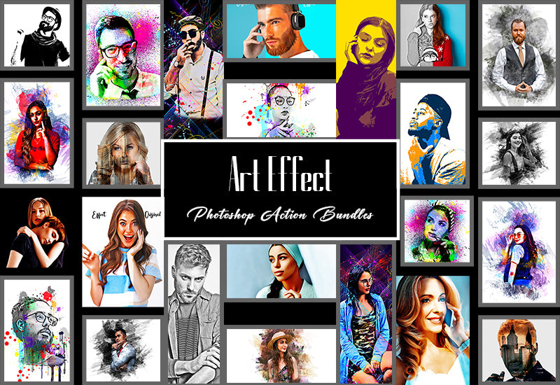The Art Effect Photoshop Actions Bundle - Artixty