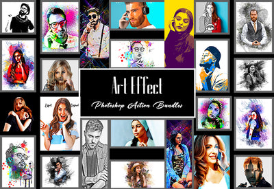 The Art Effect Photoshop Actions Bundle - Artixty