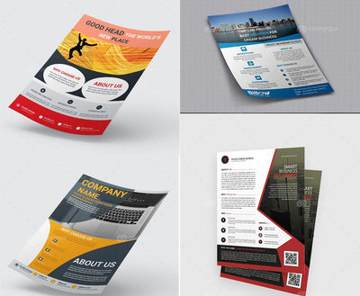 200 Upscale Corporate Flyer Templates Bundle-Templates-Artixty
