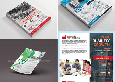 200 Upscale Corporate Flyer Templates Bundle-Templates-Artixty
