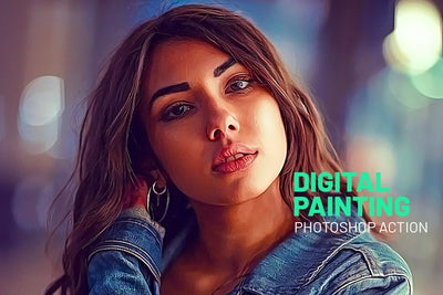 The Painting Effect Photoshop Actions Bundle - Artixty