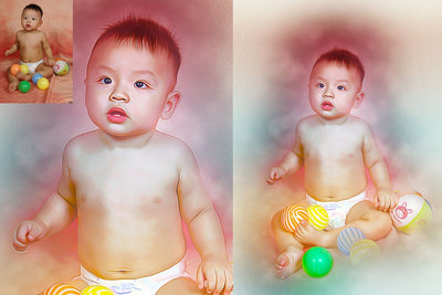 The Painting Effect Photoshop Actions Bundle - Artixty