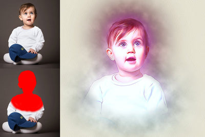 The Painting Effect Photoshop Actions Bundle - Artixty