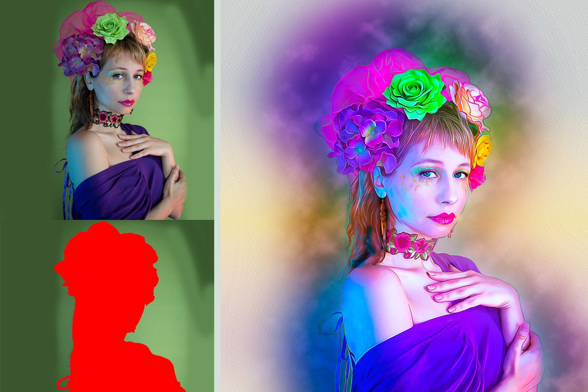 The Painting Effect Photoshop Actions Bundle - Artixty