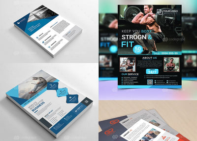 200 Upscale Corporate Flyer Templates Bundle-Templates-Artixty