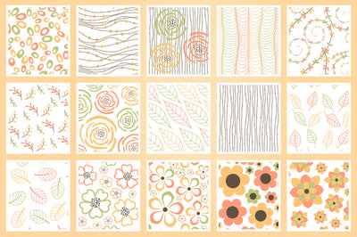 3000+ Crafty Seamless Patterns Bundle-Graphics-Artixty