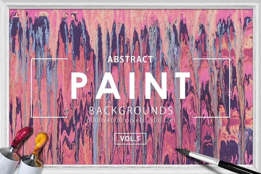The Only Paint Backgrounds And Texture Bundle - Artixty