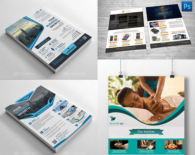 200 Upscale Corporate Flyer Templates Bundle-Templates-Artixty