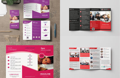 50 Premade Engaging Brochure Template Bundle-Templates-Artixty