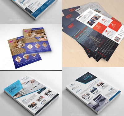 200 Upscale Corporate Flyer Templates Bundle-Templates-Artixty