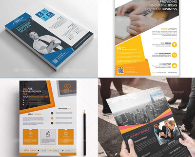 200 Upscale Corporate Flyer Templates Bundle-Templates-Artixty