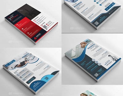 200 Upscale Corporate Flyer Templates Bundle-Templates-Artixty