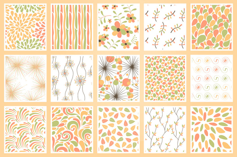 3000+ Crafty Seamless Patterns Bundle-Graphics-Artixty
