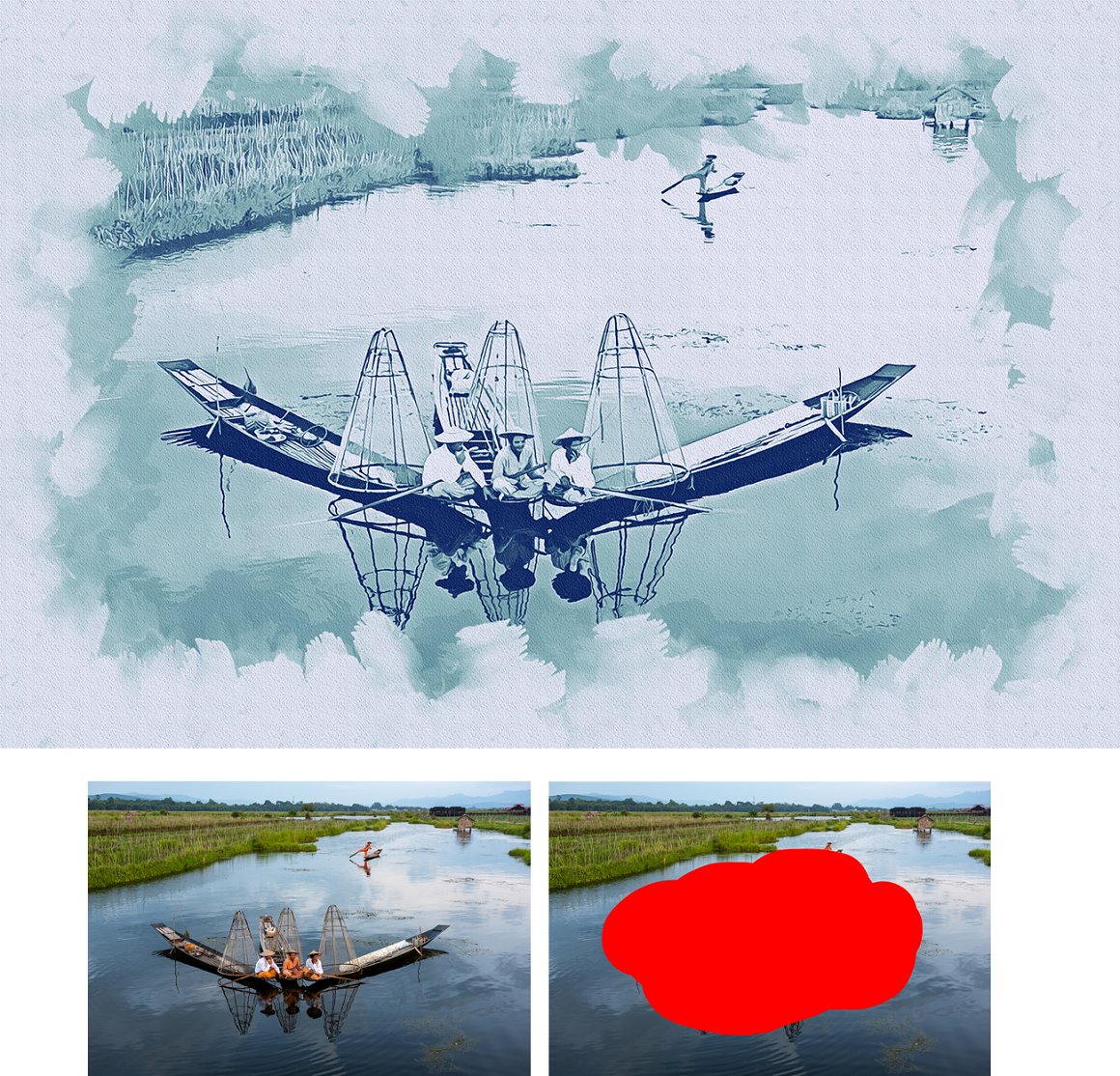 The Professional Bundle Of 15 Photoshop Actions