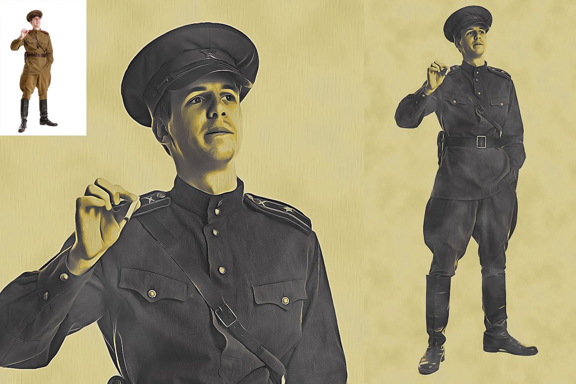 The Painting Effect Photoshop Actions Bundle - Artixty