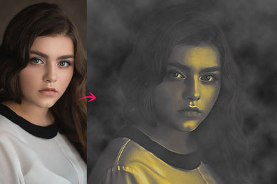 The Painting Effect Photoshop Actions Bundle - Artixty