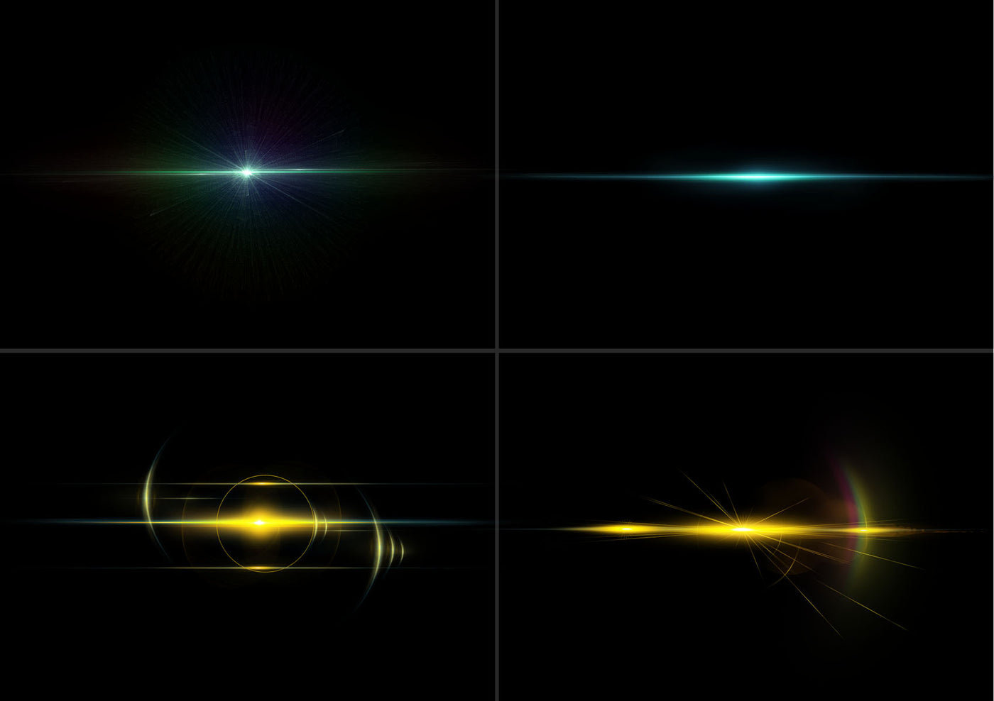 103 Unique Color Lens Flare Bundle - Artixty