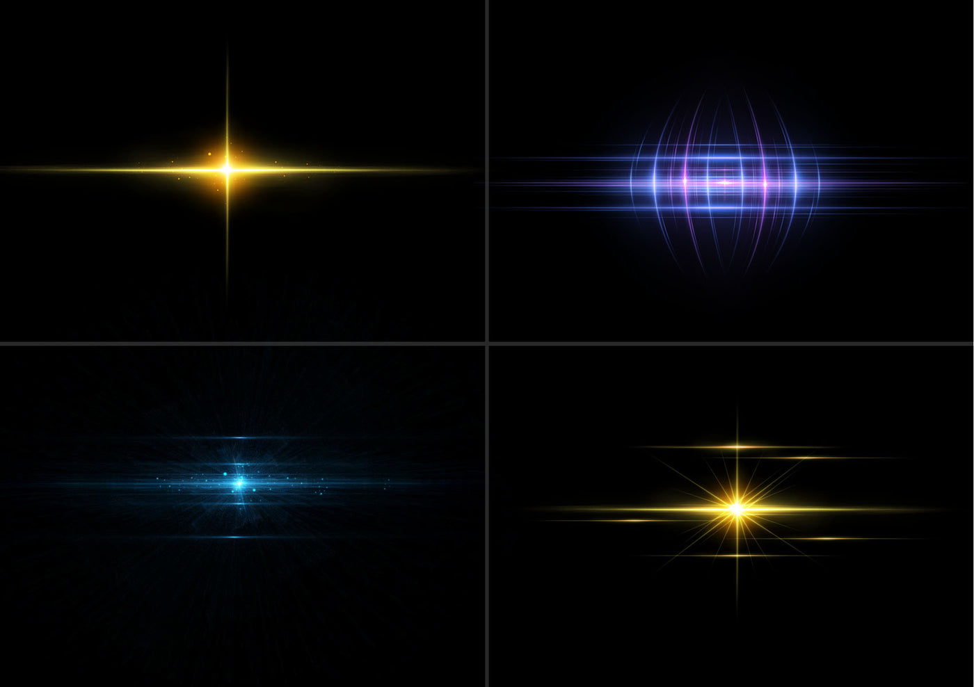 103 Unique Color Lens Flare Bundle - Artixty