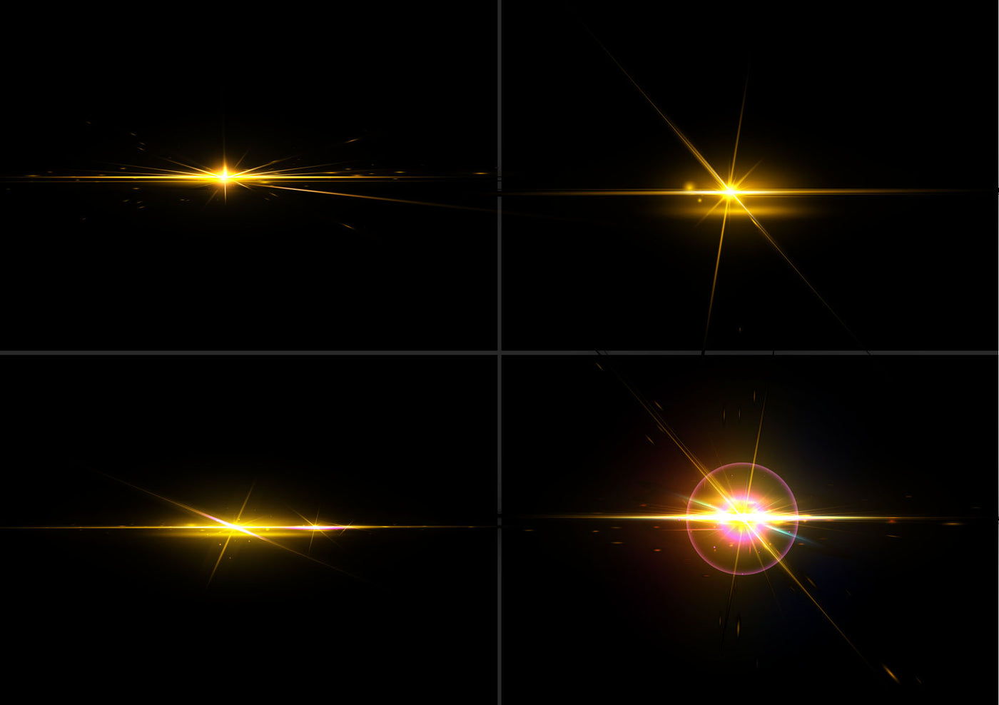 103 Unique Color Lens Flare Bundle - Artixty