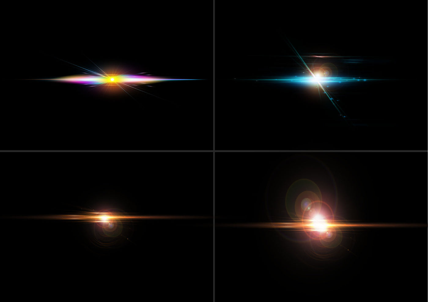 103 Unique Color Lens Flare Bundle - Artixty
