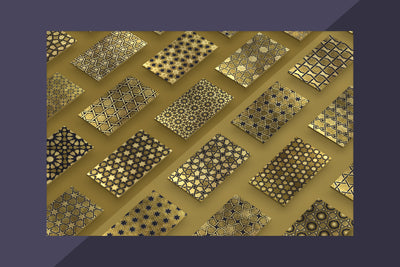 The Luxury Patterns Bundle - 250 Geometric Backgrounds - Artixty